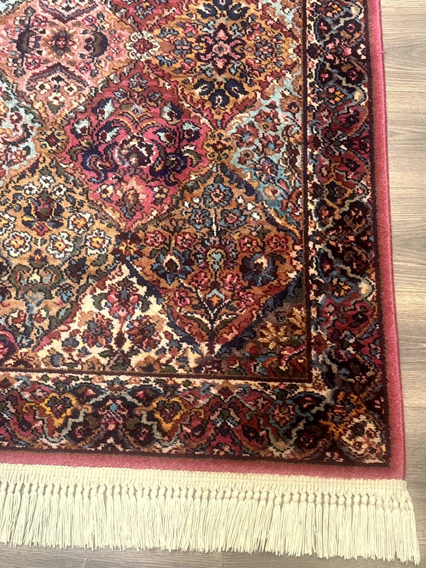 Karastan Kirman Wool Rug 3x5 Multicolor Panel Original 700 Series Discontinued
