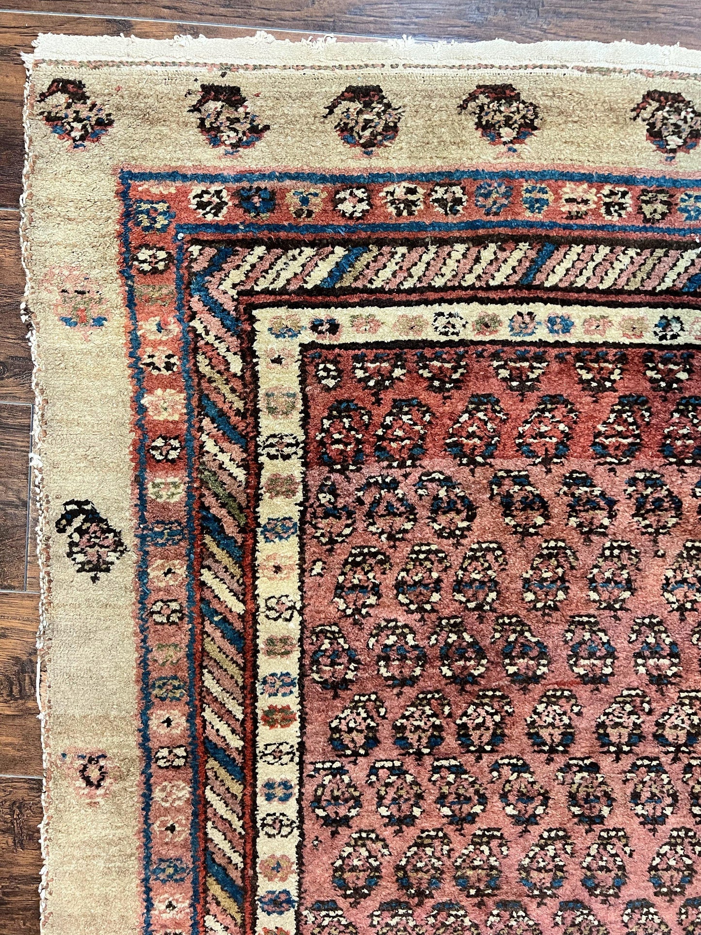 Antique Persian Sarab Runner Rug 3x11 Handmade Wool Camel Hair Hallway Carpet