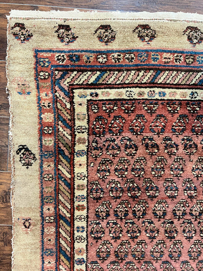 Antique Persian Sarab Runner Rug 3x11 Handmade Wool Camel Hair Hallway Carpet