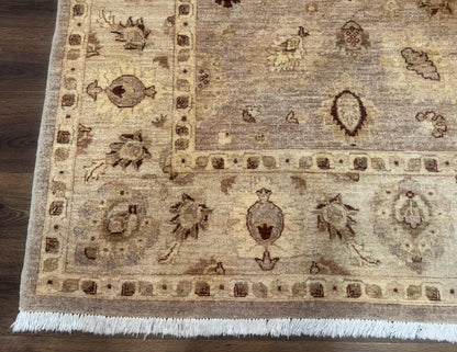 Peshawar Rug 8x11 Handmade Wool Indo Persian Mahal Carpet Vintage Oriental Style