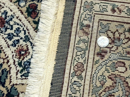 Persian Rug 8x11 Vintage Kirman Lavar Floral Power Loomed Wool