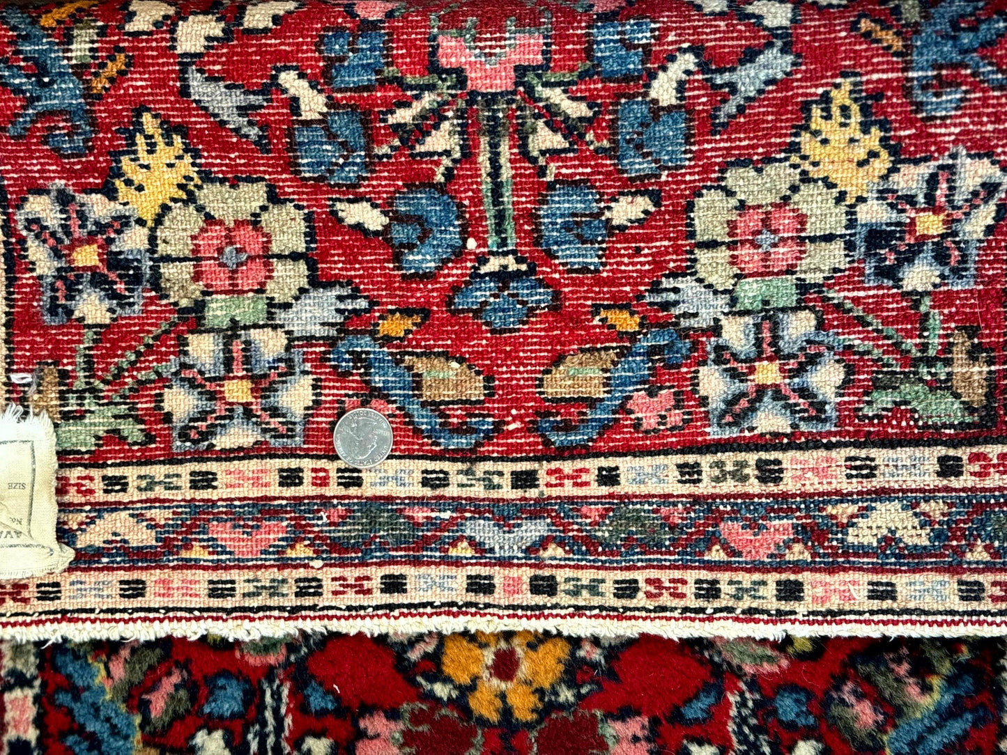 Persian Tribal Rug 2x3 Small Red Colorful Hamadan Carpet Hand Knotted Wool Antique