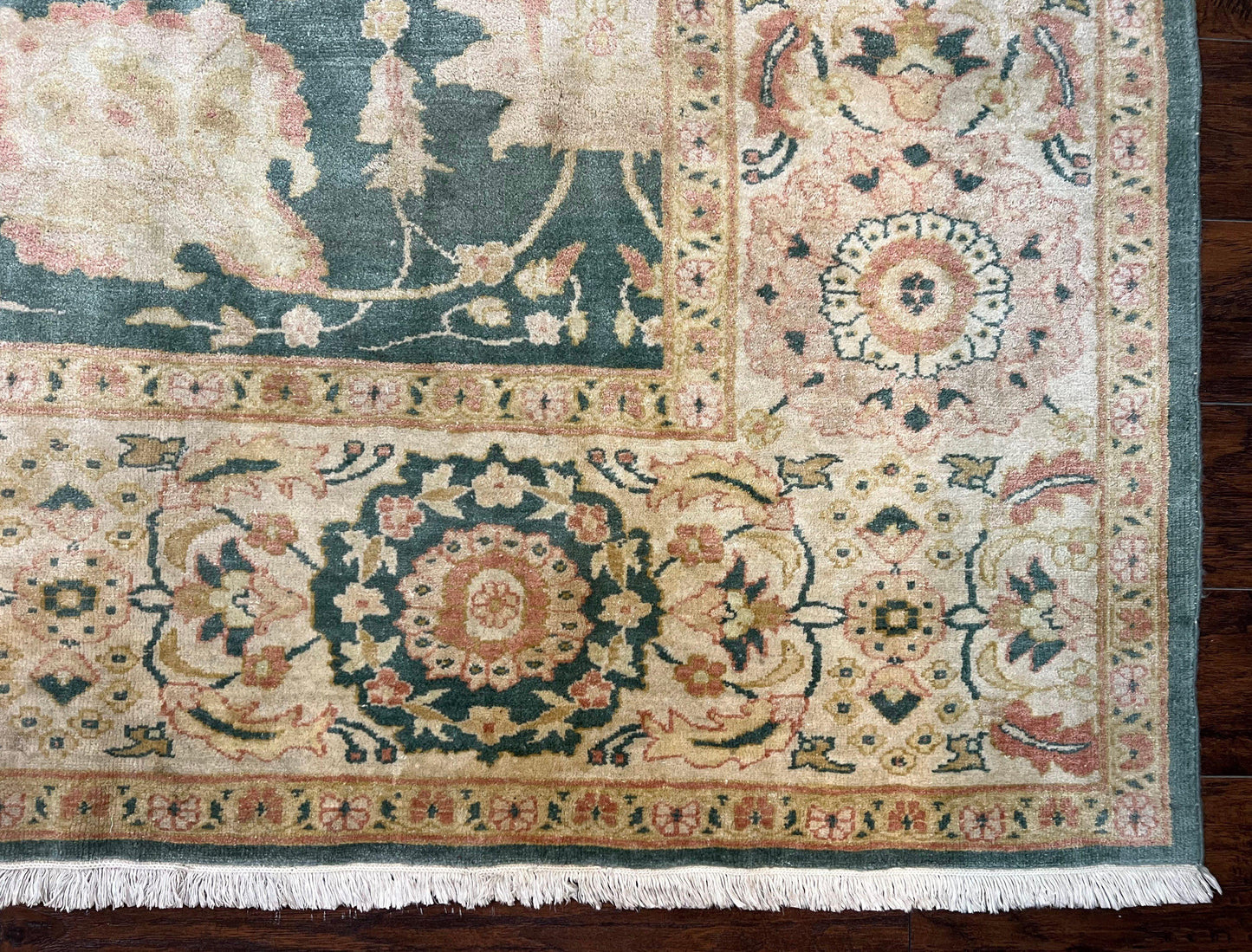 Egyptian Mahal Rug 10x14 Hand Knotted Wool Large Vintage Floral Persian Area Rug