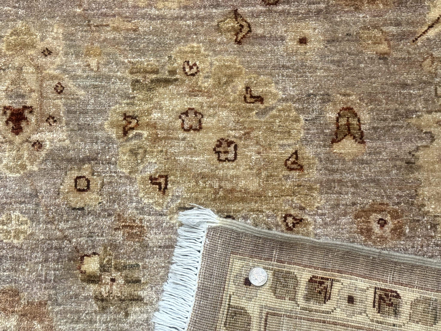 Peshawar Rug 8x11 Handmade Wool Indo Persian Mahal Carpet Vintage Oriental Style