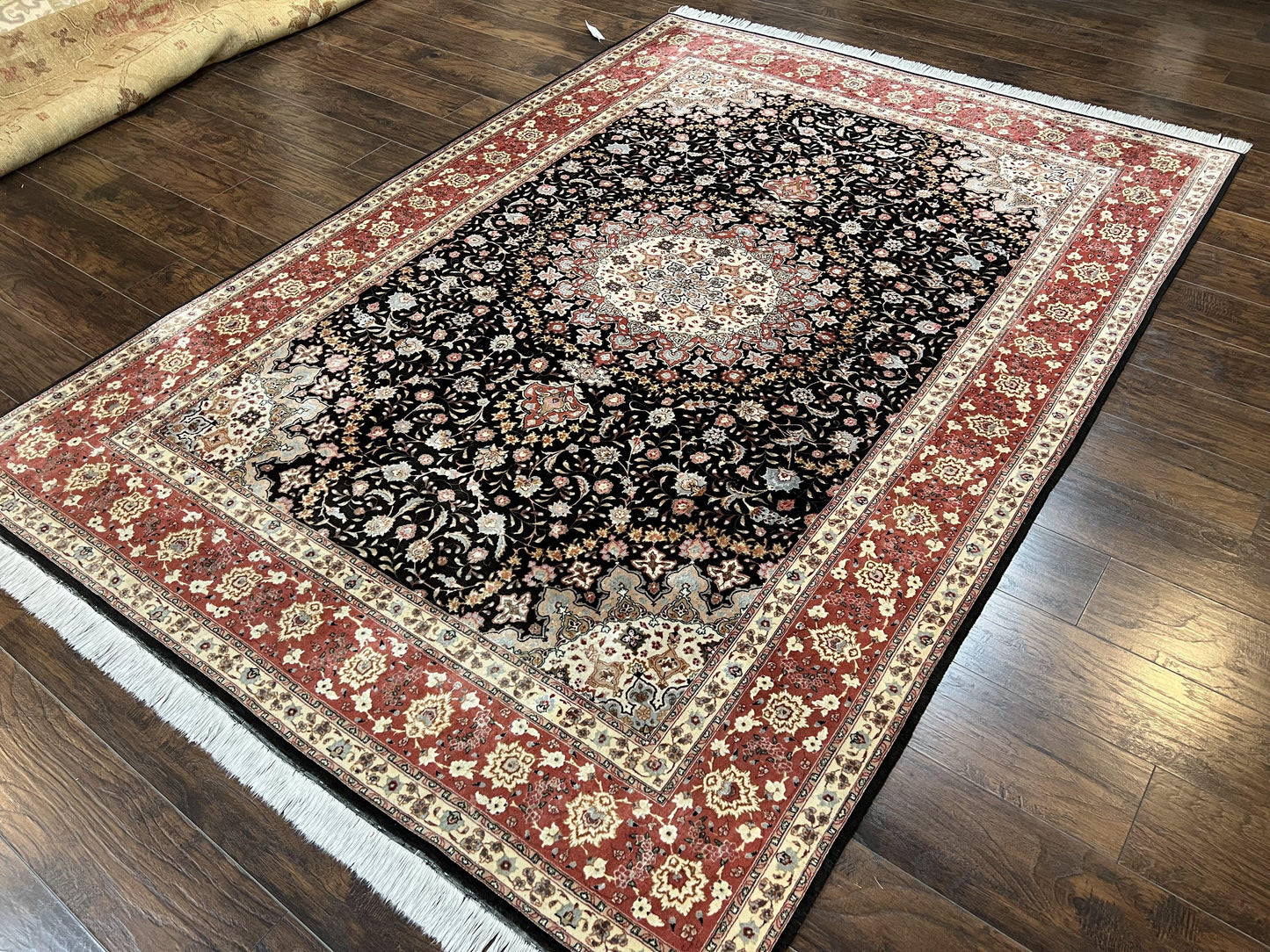 Handmade Tabriz wool rug