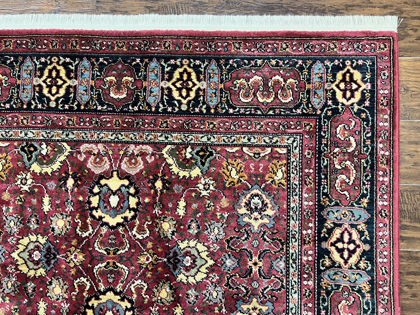 Karastan Williamsburg Herati Wool Rug 6x9 Vintage Persian Area Carpet Wool Pile