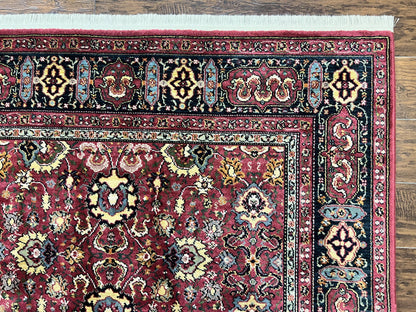 Karastan Williamsburg Herati Wool Rug 6x9 Vintage Persian Area Carpet Wool Pile