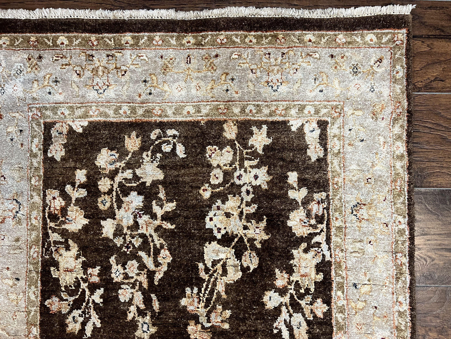 Peshawar Runner Rug Hand Knotted Wool 3x20