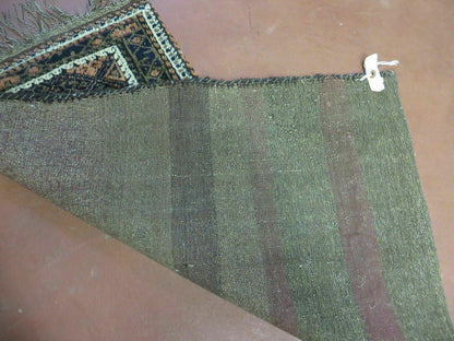 Antique Bokhara Rug Turkoman Balouchi Handmade Pakistani Wool 1920s Vintage