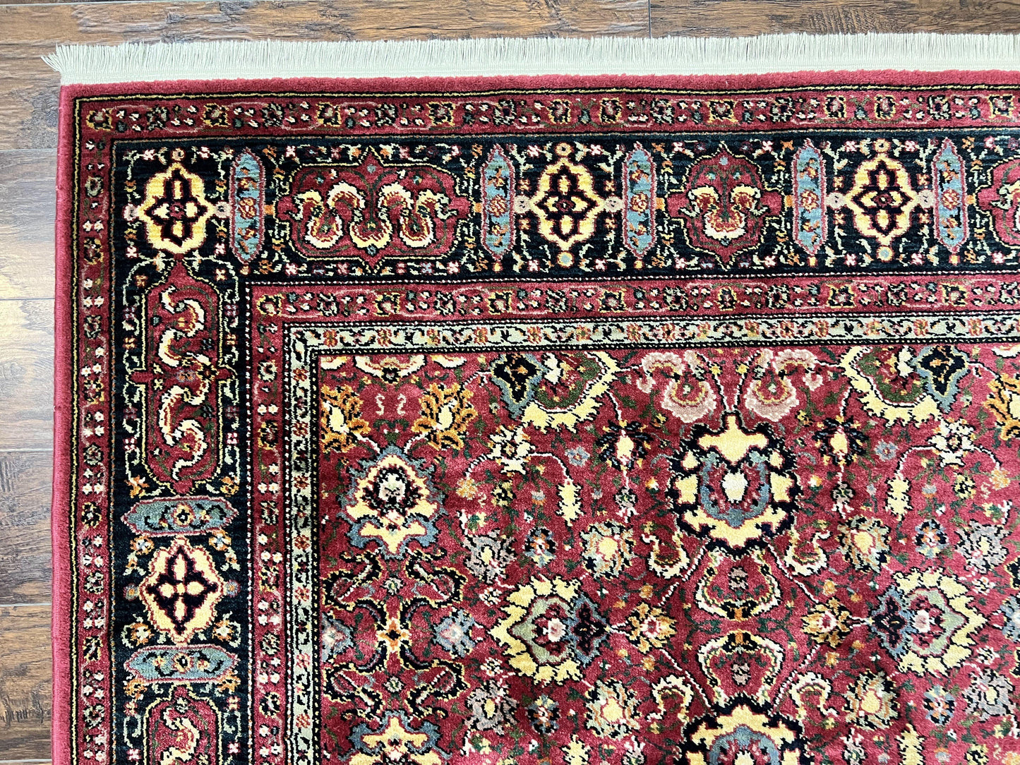 Karastan Williamsburg Herati Wool Rug 6x9 Vintage Persian Area Carpet Wool Pile