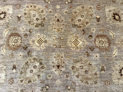 Peshawar Rug 8x11 Handmade Wool Indo Persian Mahal Carpet Vintage Oriental Style