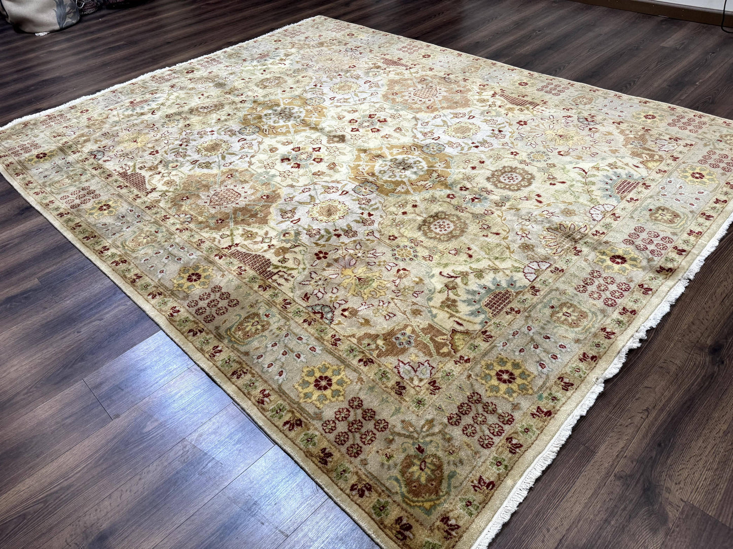 Indo Persian Rug Wool 8x10 Handmade Oushak Style Hand Knotted Area Rug