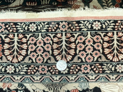 Sino Persian Pictorial Rug Garden Of Eden Adam And Eve Tree Of Life Design Silk Hand Knotted 580 KPSI Masterpiece 2.7x4