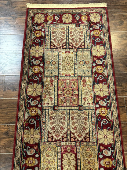 Karastan Runner Rug Antique Legends Bakhtiari 2200 Vintage Wool Panel Design