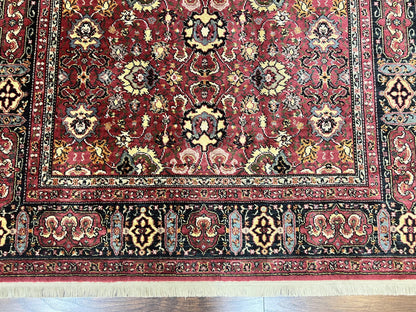 Karastan Williamsburg Herati Wool Rug 6x9 Vintage Persian Area Carpet Wool Pile