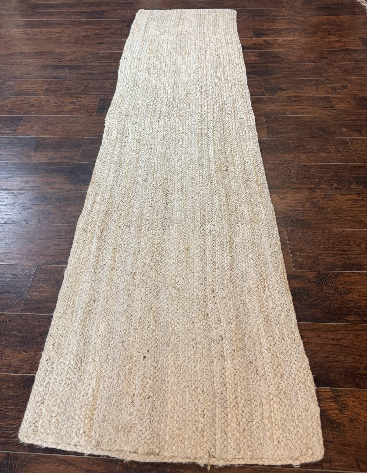 Modern Jute Runner Rug For Hallway And Kitchen Farmhouse Decor Light Durable