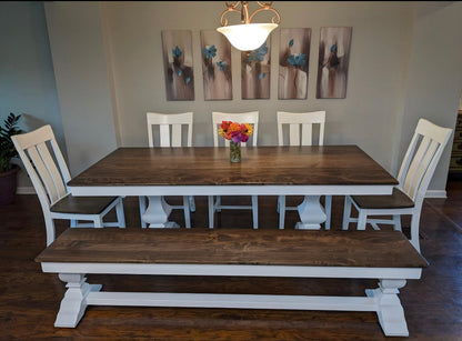 Herringbone Bench For Matching Herringbone Table Set At 18 Inch Standard Height