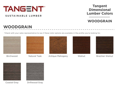 Color swatches of Tangent Sustainable Lumber .
