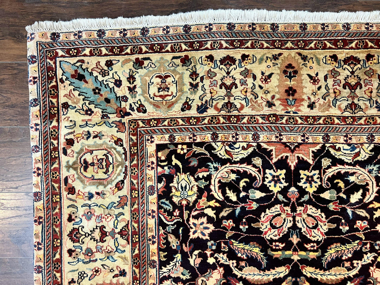 Indo Persian Rug Hand Knotted Wool 5x15 Vintage Floral Oriental Runner