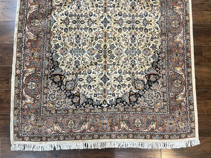 Premium Handmade Wool Persian Rug 5x8 Vintage Floral Allover Oriental Carpet