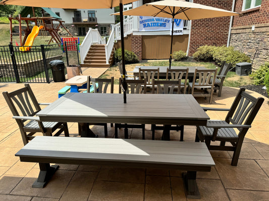 Rustic bench style seat