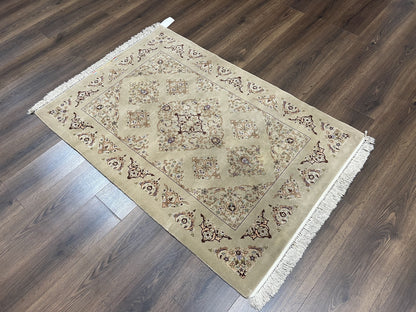 Hand-knotted Isfahan rug