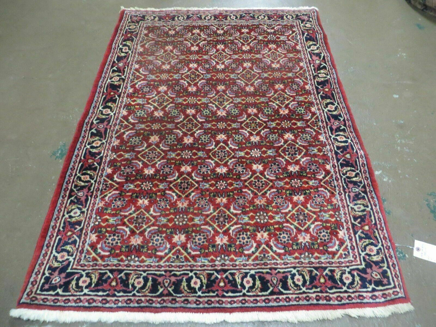 Handmade Knotted Indian Amritsar Floral Wool Rug 3 By 5 Feet Oriental Carpet