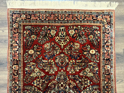 Red Sarouk rug