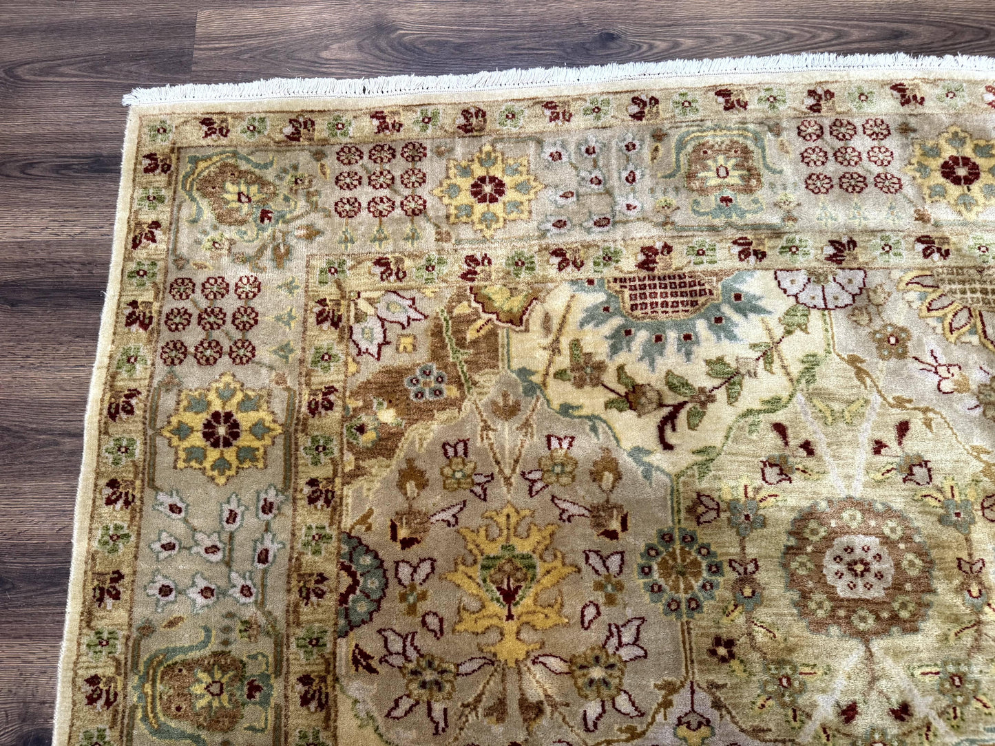 Indo Persian Rug Wool 8x10 Handmade Oushak Style Hand Knotted Area Rug