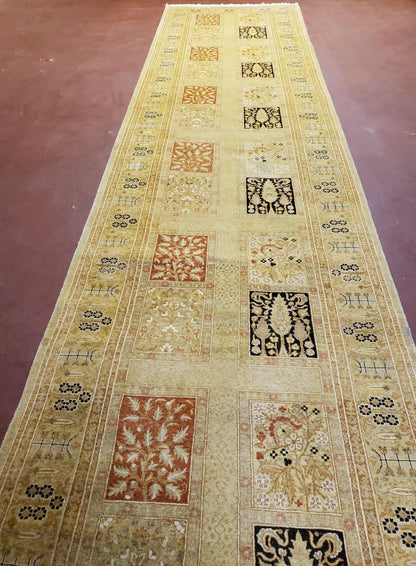 Persian Runner Rug Safavieh Haji Jalil Hand Knotted Wool Panel Design 3ft By 12ft