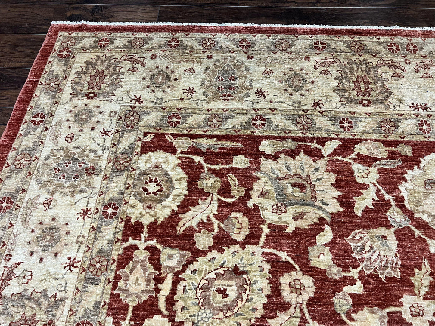 Handmade Persian Rug 10x14 Pak Sultanabad Mahal Chobi Floral Wool Oriental Vintage Carpet