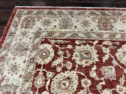 Handmade Persian Rug 10x14 Pak Sultanabad Mahal Chobi Floral Wool Oriental Vintage Carpet