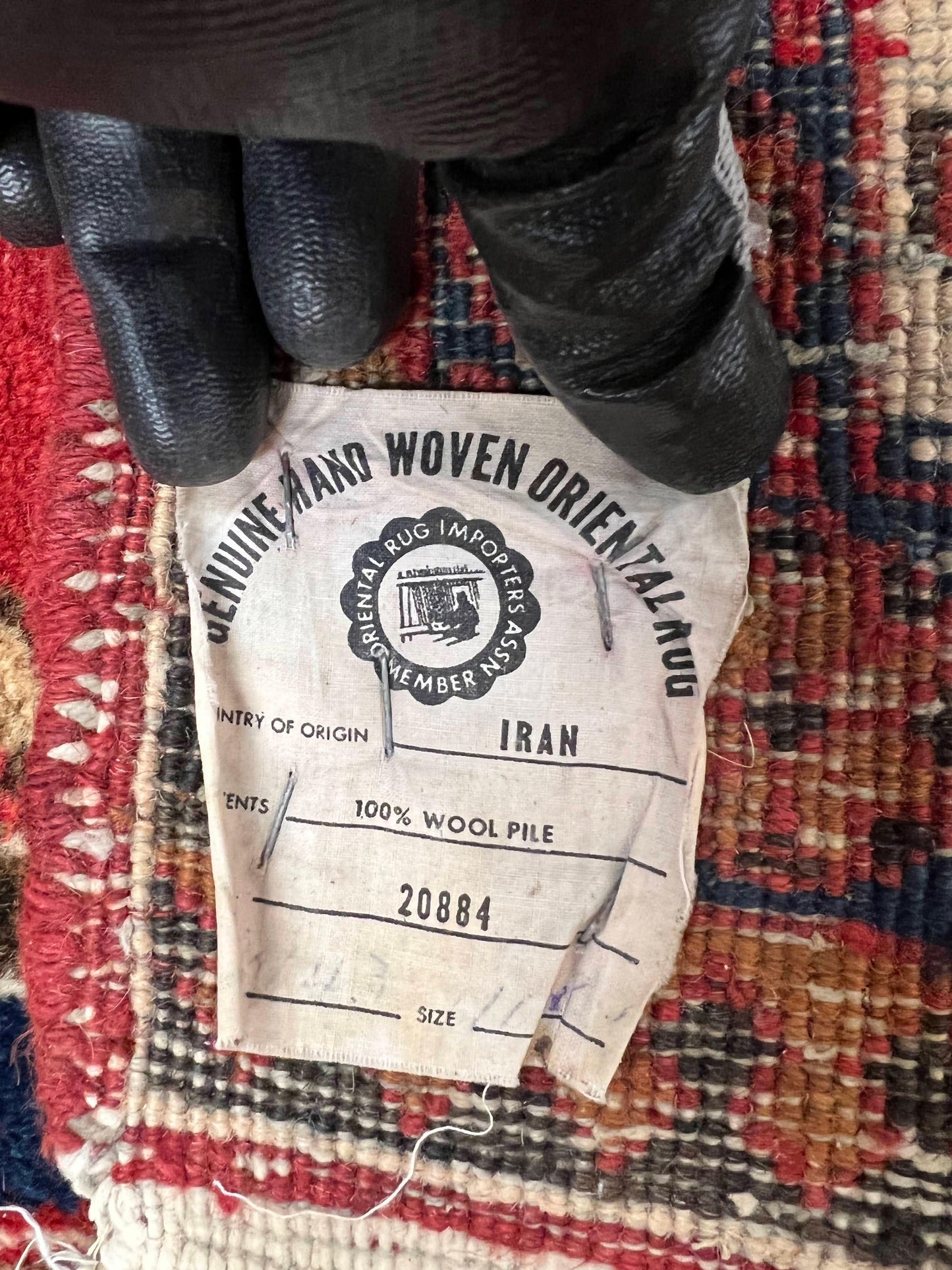 Persian Heriz Rug 8x12 Hand Knotted Wool Geometric Medallion Oriental Carpet