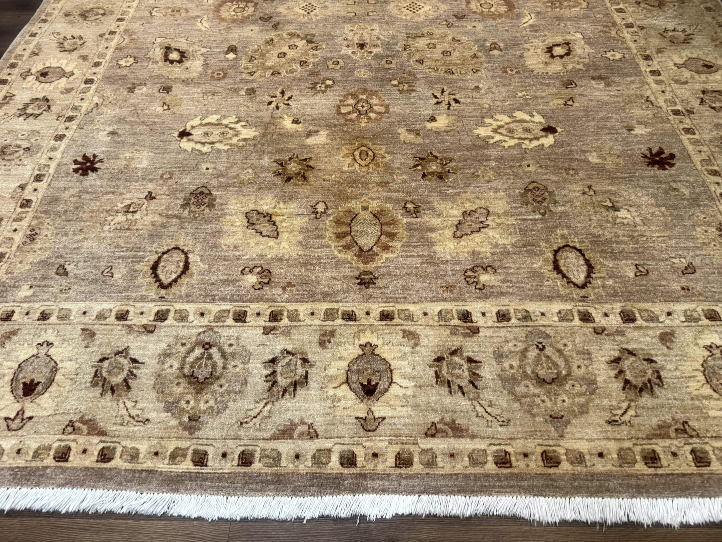 Peshawar Rug 8x11 Handmade Wool Indo Persian Mahal Carpet Vintage Oriental Style