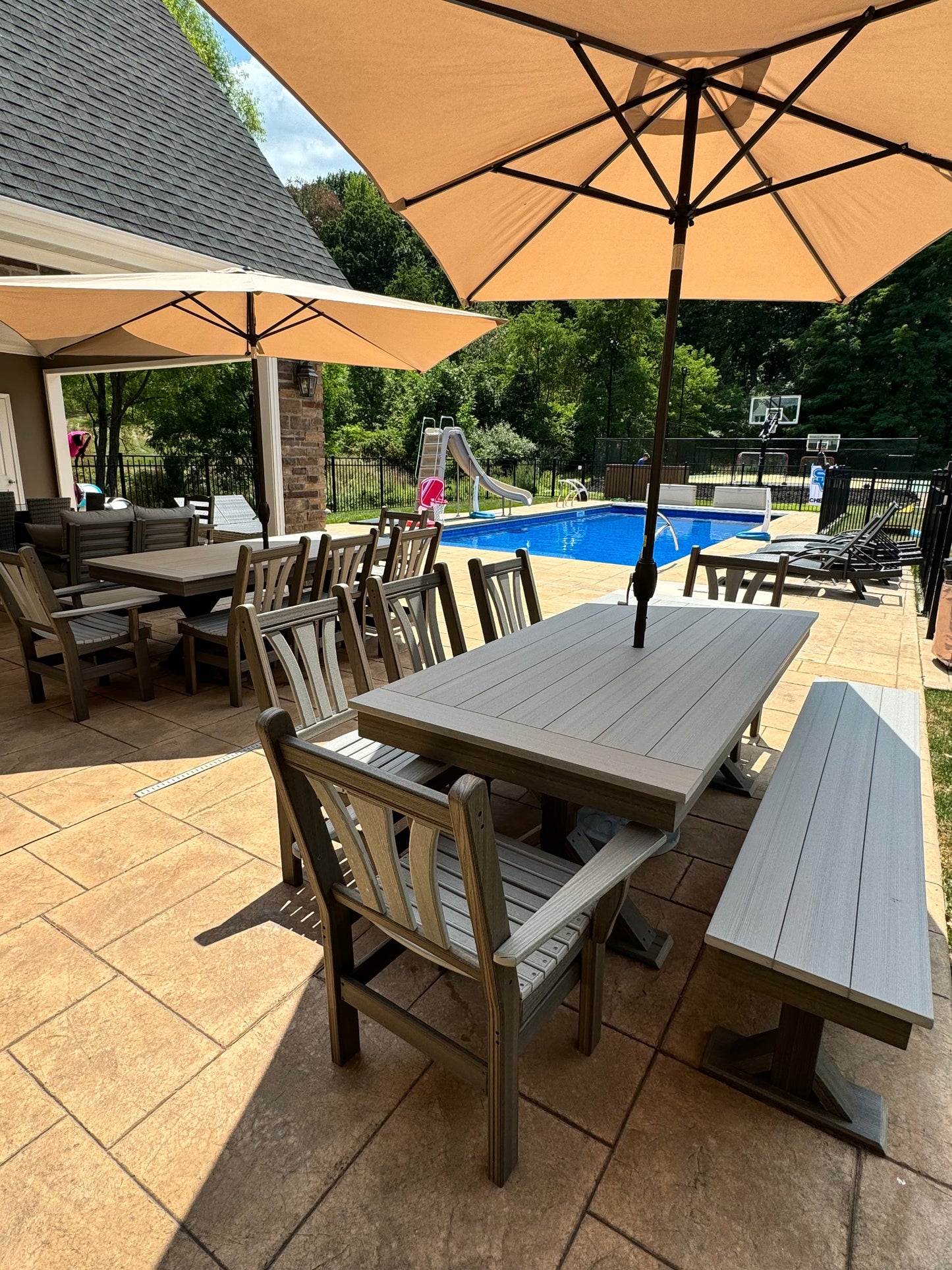 Indoor stylish bench