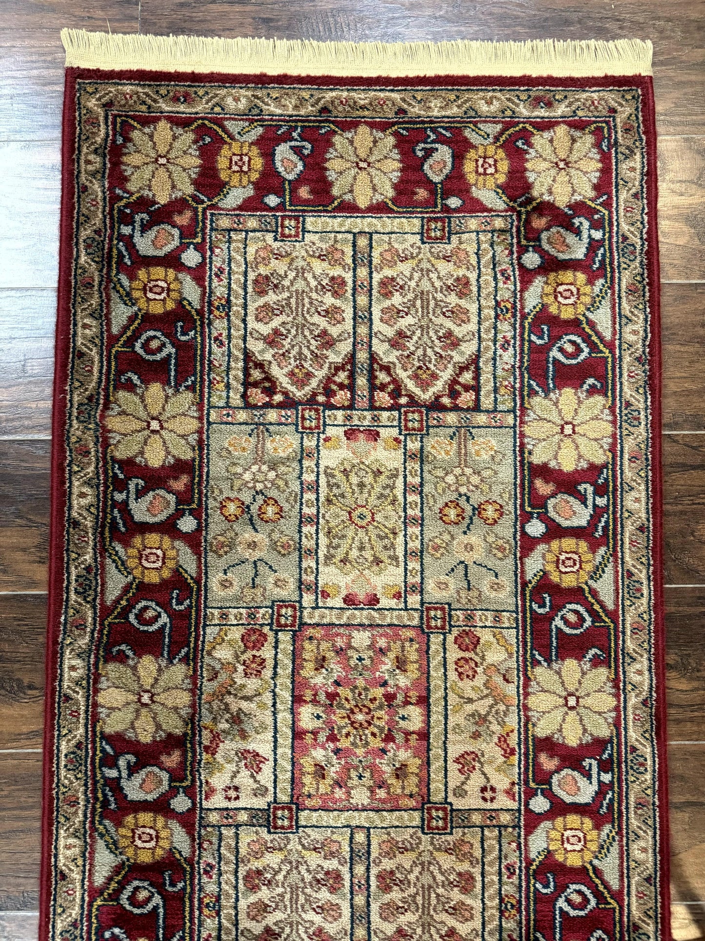 Karastan Runner Rug Antique Legends Bakhtiari 2200 Vintage Wool Panel Design