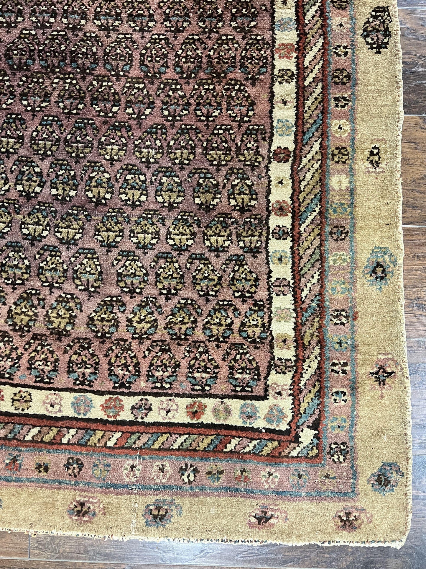 Antique Persian Sarab Runner Rug 3x11 Handmade Wool Camel Hair Hallway Carpet