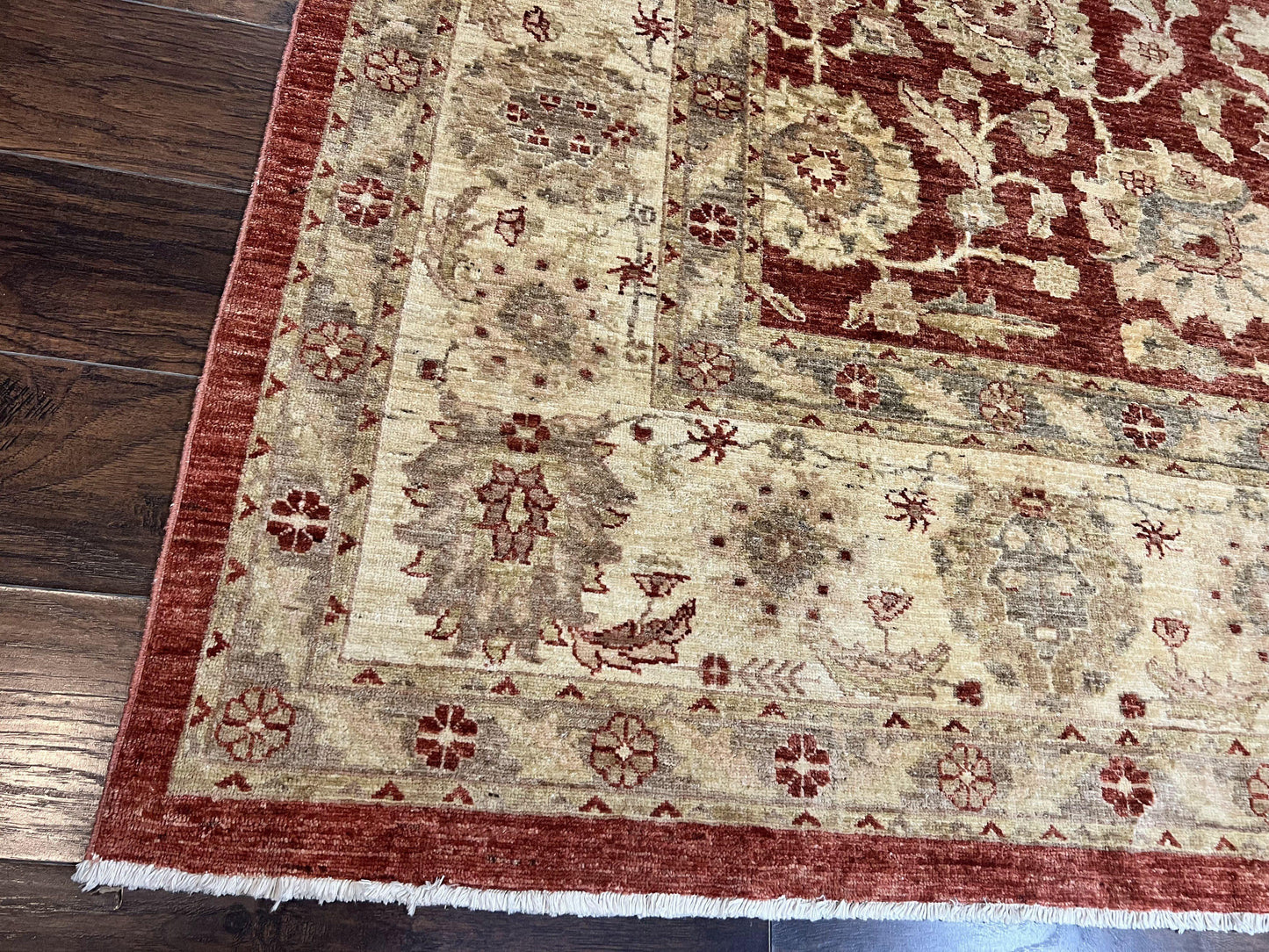 Handmade Persian Rug 10x14 Pak Sultanabad Mahal Chobi Floral Wool Oriental Vintage Carpet