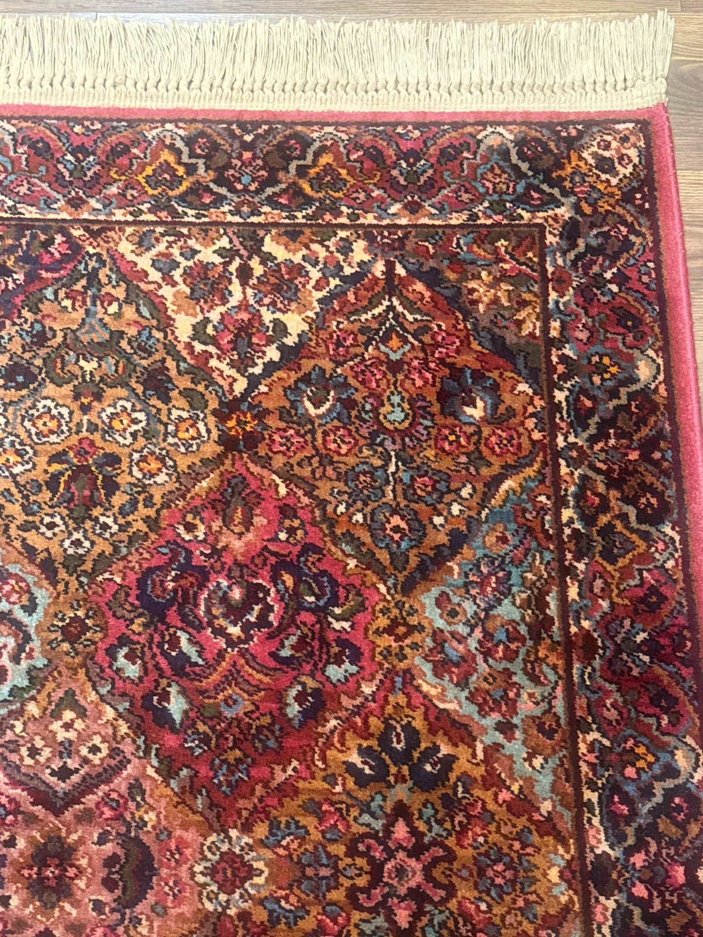 Karastan Kirman Wool Rug 3x5 Multicolor Panel Original 700 Series Discontinued