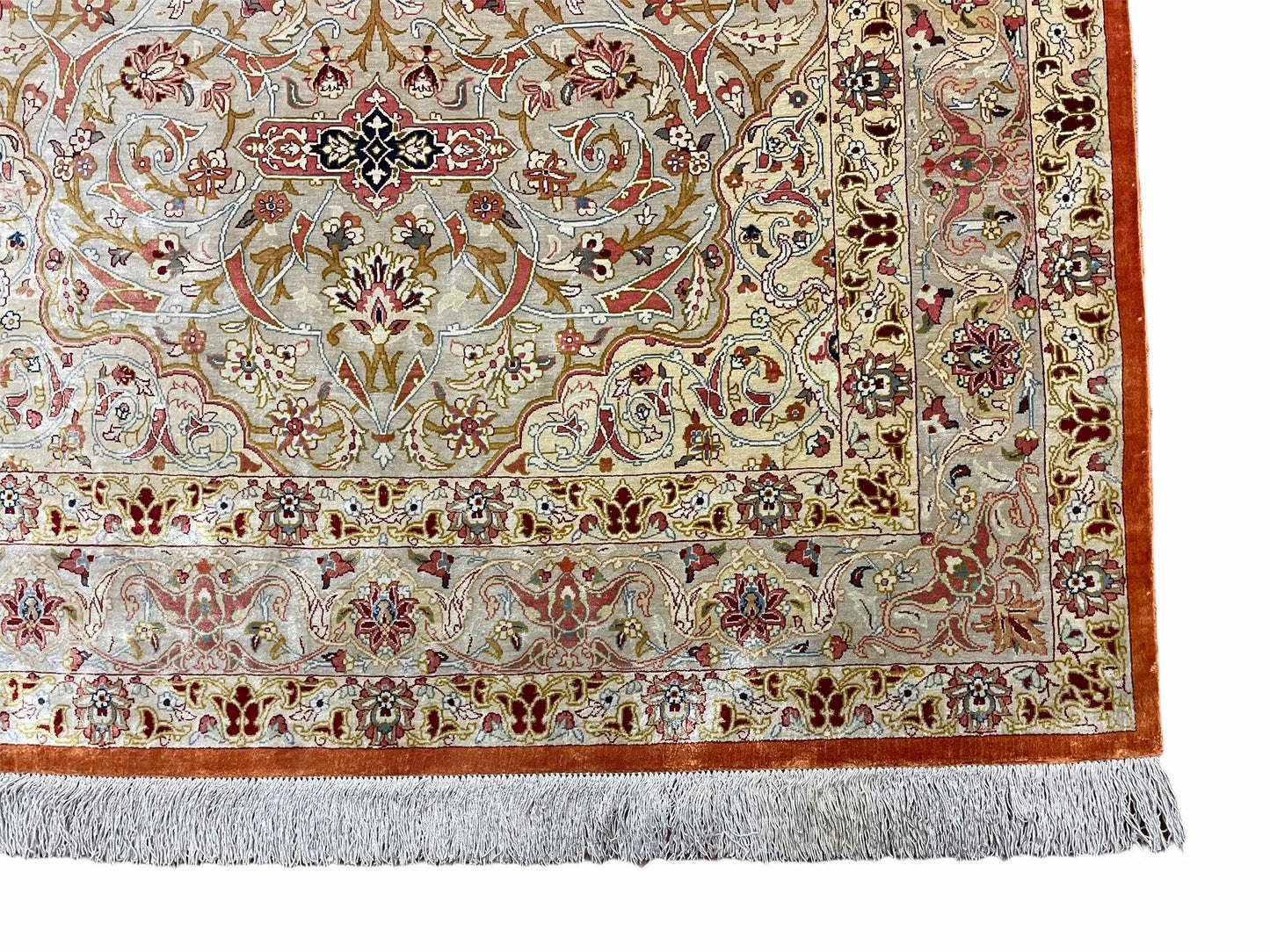 Vintage Handmade Turkish Silk Rug 3x5 Oriental Area Rug 900 KPSI Wow