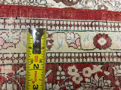 4x6 Vintage Handmade Chinese Oriental Silk Rug Hand Knotted 400 KPSI