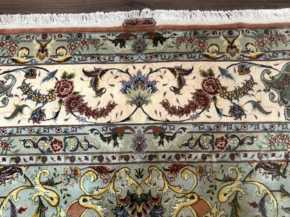 Persian Tabriz Rug Palace Size 12x17 Medallion Carpet Fine 250 KPSI Stunning