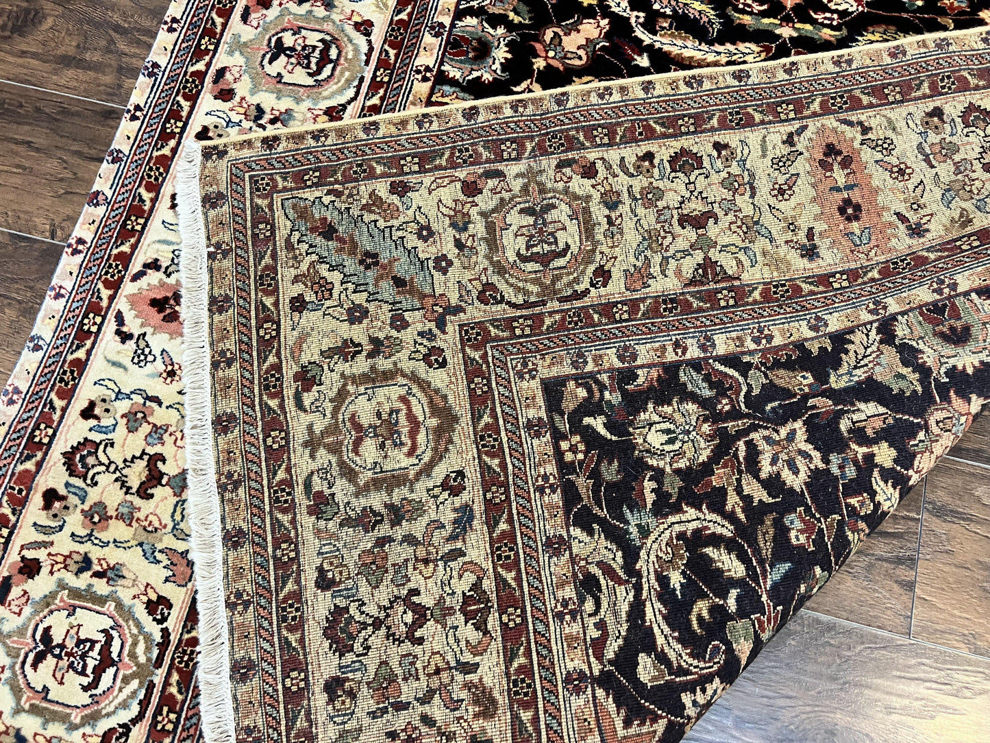 Indo Persian Rug Hand Knotted Wool 5x15 Vintage Floral Oriental Runner