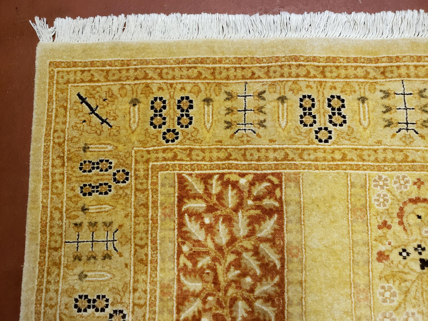 Persian Runner Rug Safavieh Haji Jalil Hand Knotted Wool Panel Design 3ft By 12ft