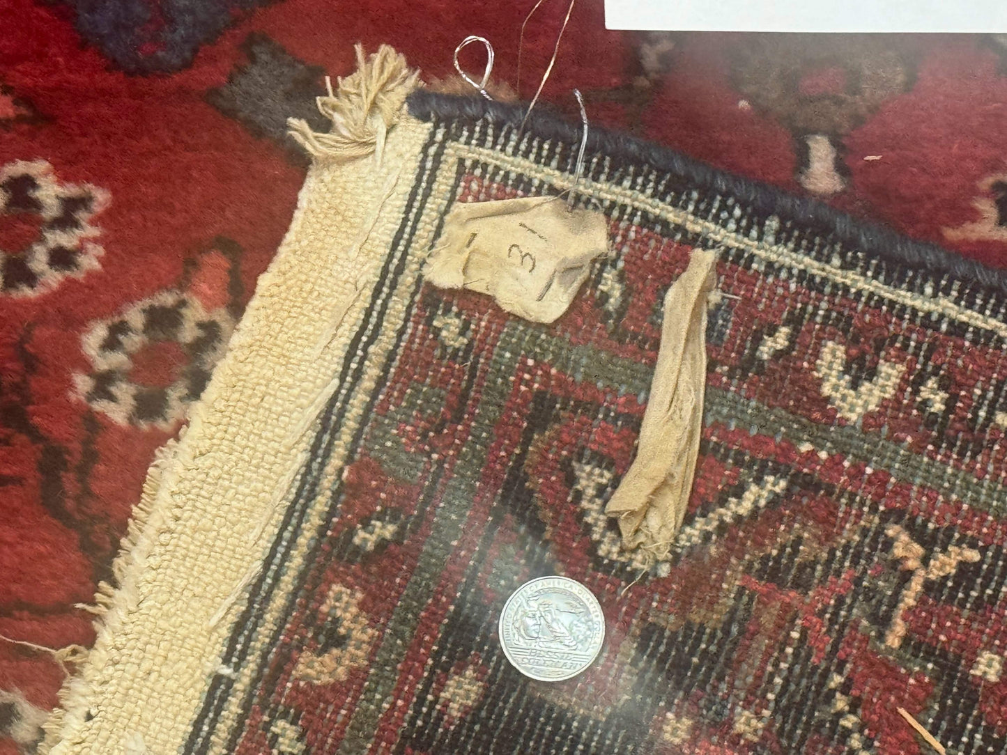 Persian Hamadan Rug Red Runner 2.6 By 6.8 Ft Floral Antique Carpet