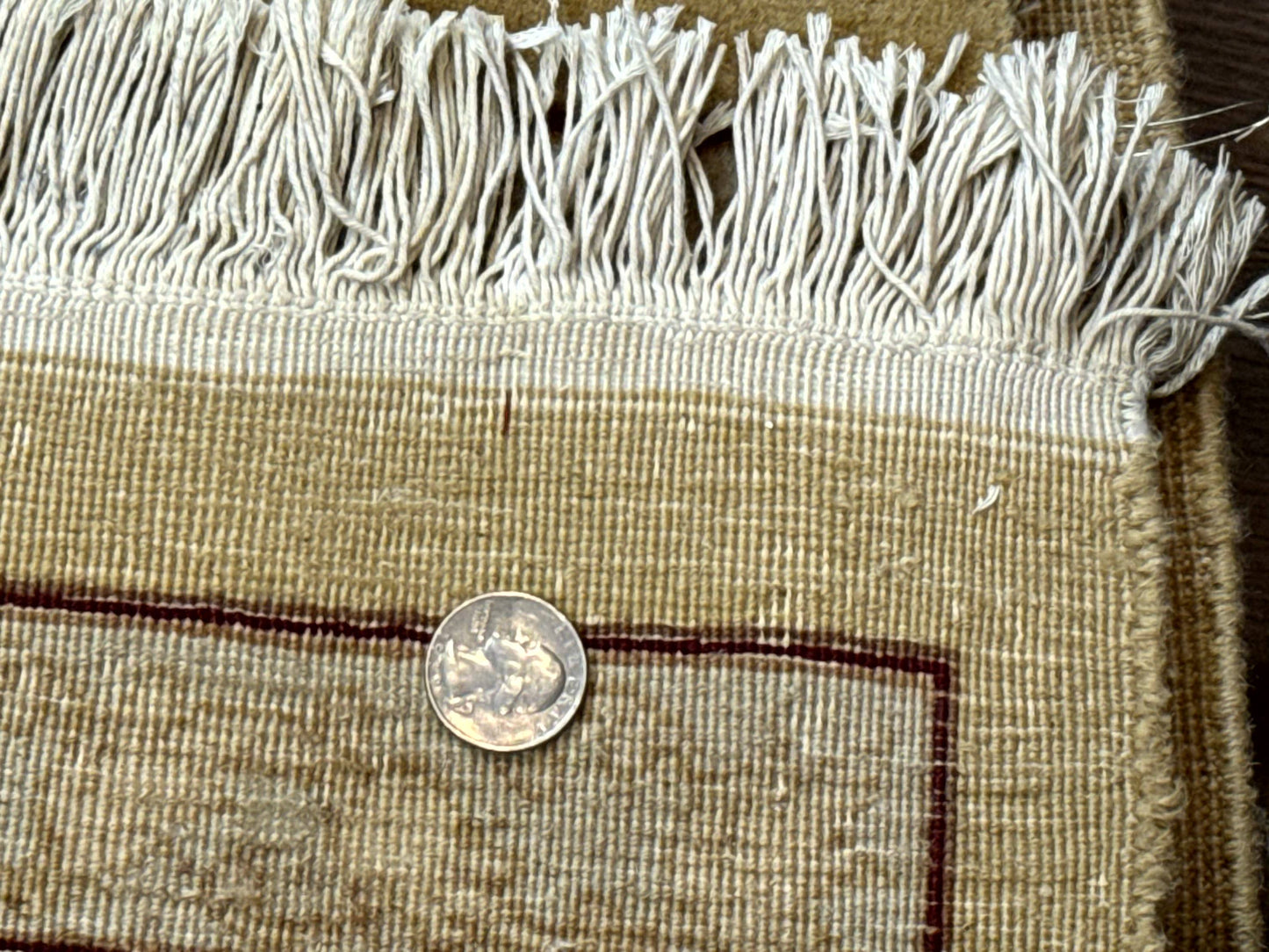 Sino Persian Rug 8x11 Handwoven Wool Silk Highlights Area Rug Gold And Light Green