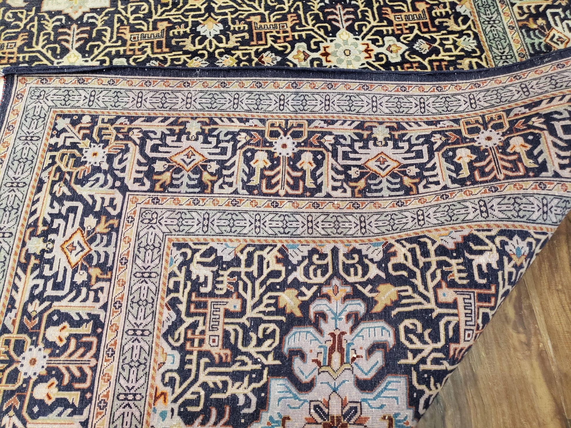 Kashan area rug