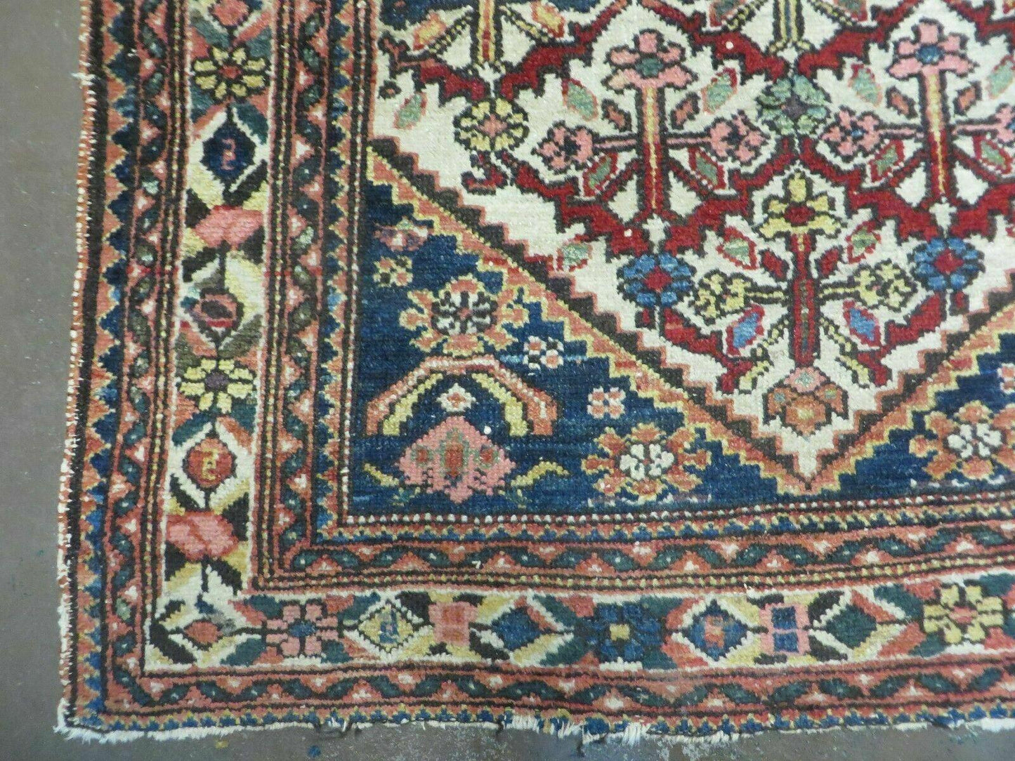 Antique Caucasian Shirvan Wool Runner Rug 3 Ft 3 In By 9 Ft 9 In Handwoven