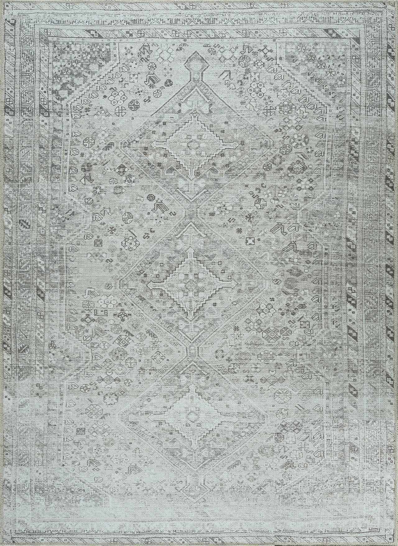 Sage Washable Flat Pile Rug - Cozy Home Decor Accent