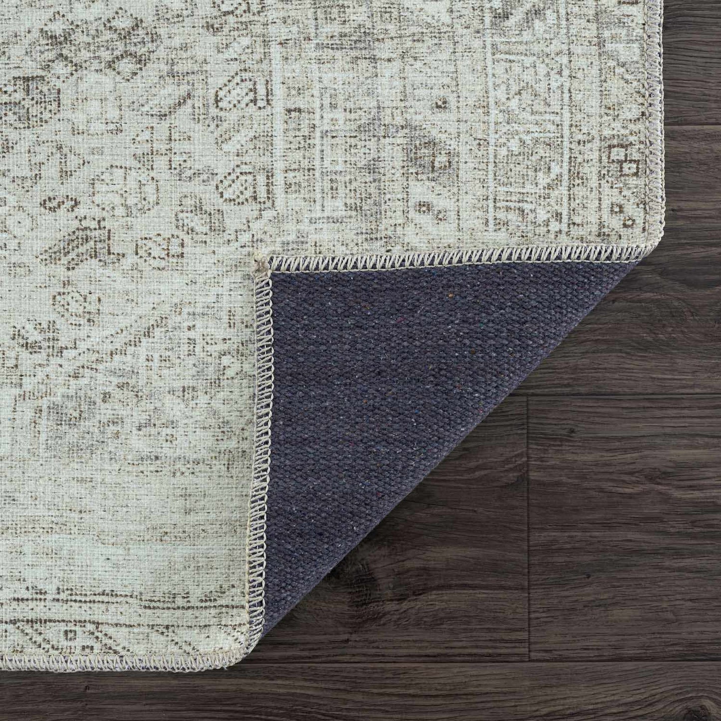 Sage Washable Flat Pile Rug - Cozy Home Decor Accent